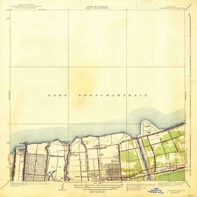 YellowMaps Spanish Fort LA topo map, 1:31680 Scale, 7.5 X 7.5 Minute, Historical, 1938, 19.9 x 16.9 in - Tyvek