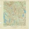 YellowMaps Poland ME topo map, 1:62500 Scale, 15 X 15 Minute, Historical, 1940, Updated 1942, 21.1 x 16.4 in - Tyvek view 1