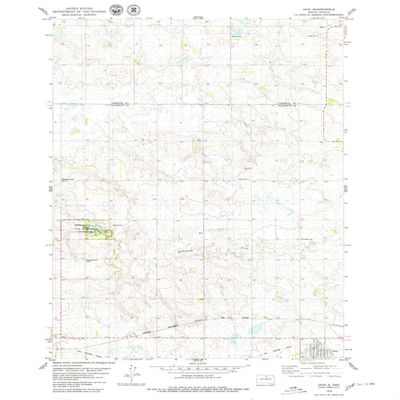 YellowMaps Java SD topo map, 1:24000 Scale, 7.5 X 7.5 Minute, Historical, 1978, Updated 1979, 26.9 x 22 in - Polypropylene
