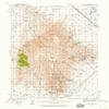YellowMaps Antler Peak NV topo map, 1:62500 Scale, 15 X 15 Minute, Historical, 1940, Updated 1960, 20.8 x 17 in - Polypropylene view 1