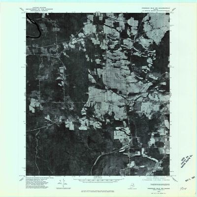 YellowMaps Presque Isle NW ME topo map, 1:24000 Scale, 7.5 X 7.5 Minute, Historical, 1975, Updated 1981, 27.6 x 21.5 in - Polypropylene