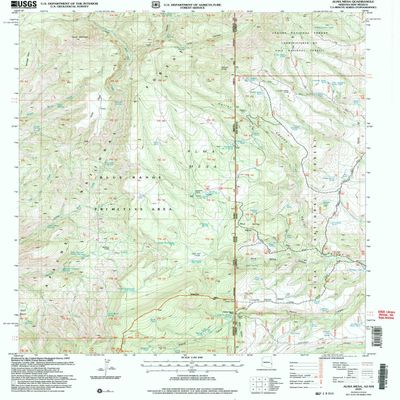 YellowMaps Alma Mesa AZ topo map, 1:24000 Scale, 7.5 X 7.5 Minute, Historical, 2005, Updated 2006, 26.7 x 22 in - Polypropylene