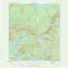 YellowMaps Scraggly Lake ME topo map, 1:62500 Scale, 15 X 15 Minute, Historical, 1941, Updated 1972, 21.1 x 16.6 in - Polypropylene view 1