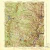 YellowMaps St Johnsbury VT topo map, 1:62500 Scale, 15 X 15 Minute, Historical, 1943, Updated 1943, 19.8 x 16 in - Tyvek view 1