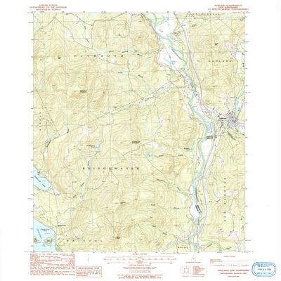 YellowMaps Ashland NH topo map, 1:24000 Scale, 7.5 X 7.5 Minute, Historical, 1987, Updated 1987, 26.8 x 22 in - Tyvek