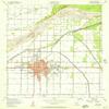 YellowMaps Mesa AZ topo map, 1:24000 Scale, 7.5 X 7.5 Minute, Historical, 1952, Updated 1957, 26.8 x 22 in - Polypropylene view 1