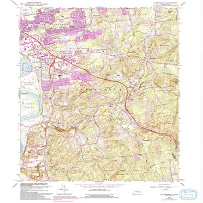 YellowMaps Glastonbury CT topo map, 1:24000 Scale, 7.5 X 7.5 Minute, Historical, 1964, Updated 1992, 26.7 x 21.9 in - Tyvek