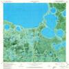 YellowMaps Collicon Lake LA topo map, 1:24000 Scale, 7.5 X 7.5 Minute, Historical, 1979, Updated 1980, 26.6 x 22 in - Polypropylene view 1