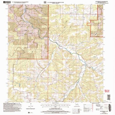 YellowMaps Roubidoux MO topo map, 1:24000 Scale, 7.5 X 7.5 Minute, Historical, 2004, Updated 2006, 26.9 x 22 in - Polypropylene