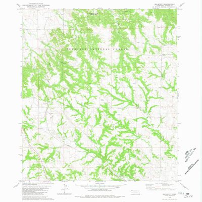 YellowMaps Belmont NE topo map, 1:24000 Scale, 7.5 X 7.5 Minute, Historical, 1980, Updated 1981, 26.8 x 22 in - Polypropylene