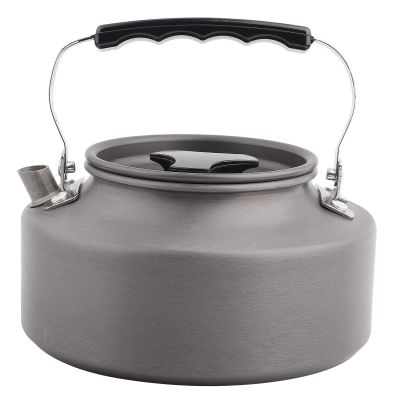 Camping Tea Kettle, Portable Tea Pot for Camping, Hiking, Kitchen(Black)