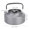 Camping Tea Kettle, Portable Tea Pot for Camping, Hiking, Kitchen(Black) view 2