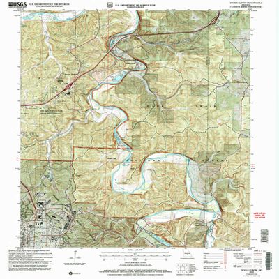 Devils Elbow MO topo map, 1:24000 Scale, 7.5 X 7.5 Minute, Historical, 2004, Updated 2006, 26.8 x 22 in - Polypropylene