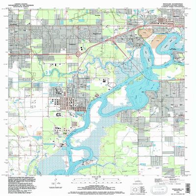 YellowMaps Westlake LA topo map, 1:24000 Scale, 7.5 X 7.5 Minute, Historical, 1994, Updated 1996, 26.8 x 22 in - Polypropylene