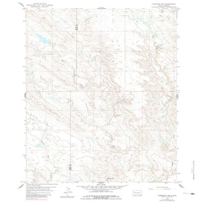 YellowMaps Fairpoint NW SD topo map, 1:24000 Scale, 7.5 X 7.5 Minute, Historical, 1959, Updated 1983, 26.8 x 22 in - Tyvek