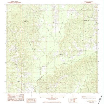Snell MS topo map, 1:24000 Scale, 7.5 X 7.5 Minute, Historical, 1983, Updated 1983, 26.7 x 22 in - Tyvek