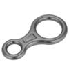 8 Ring Descender, 35KN Figure 8 Word Rope Descender Rappel Ring Rock Climbing Rescue Device(Gray) view 3