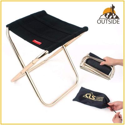Dominich Wilson Fishing Chairs - Quality Outdoor Foldable Fishing Chair Ultra Light Weight Portable Folding Camping Aluminum Alloy Picnic Fishing Chair with Bag 1 PCs