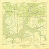 YellowMaps Allanton FL topo map, 1:31680 Scale, 7.5 X 7.5 Minute, Historical, 1945, 20.8 x 17 in - Tyvek