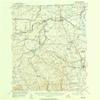 YellowMaps Mooers NY topo map, 1:62500 Scale, 15 X 15 Minute, Historical, 1956, Updated 1958, 20.9 x 17.1 in - Polypropylene view 1