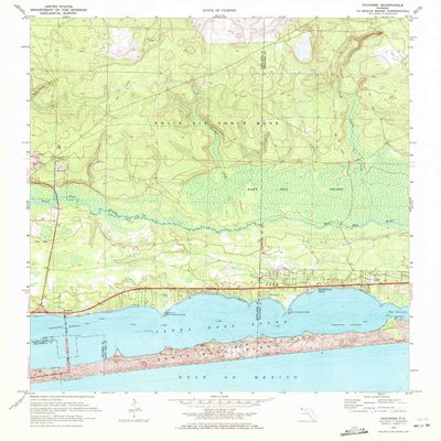 YellowMaps Navarre FL topo map, 1:24000 Scale, 7.5 X 7.5 Minute, Historical, 1970, Updated 1972, 26.9 x 23 in - Tyvek