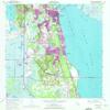 YellowMaps Titusville FL topo map, 1:24000 Scale, 7.5 X 7.5 Minute, Historical, 1949, Updated 1972, 26.7 x 23 in - Tyvek view 1