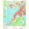 YellowMaps Fall River MA topo map, 1:24000 Scale, 7.5 X 7.5 Minute, Historical, 1967, Updated 1970, 26.9 x 22 in - Tyvek view 1