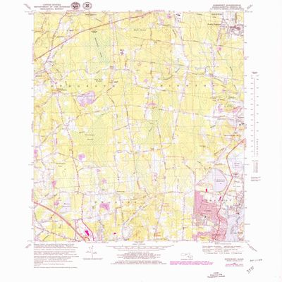 YellowMaps Somerset MA topo map, 1:25000 Scale, 7.5 X 7.5 Minute, Historical, 1967, Updated 1979, 26.9 x 22 in - Tyvek