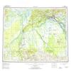 YellowMaps Fairbanks AK topo map, 1:250000 Scale, 1 X 3 Degree, Historical, 1952, Updated 1974, 24.3 x 26 in - Polypropylene view 1