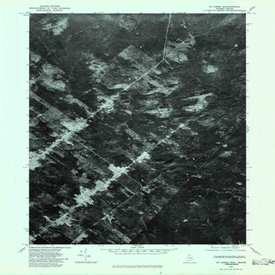 YellowMaps St Omer QC topo map, 1:24000 Scale, 7.5 X 7.5 Minute, Historical, 1977, Updated 1983, 27.1 x 19.8 in - Polypropylene