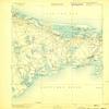 YellowMaps Barnstable MA topo map, 1:62500 Scale, 15 X 15 Minute, Historical, 1893, 19.5 x 15.8 in - Tyvek view 1
