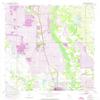 YellowMaps Homeland FL topo map, 1:24000 Scale, 7.5 X 7.5 Minute, Historical, 1952, Updated 1973, 26.8 x 22.9 in - Polypropylene view 1