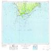 YellowMaps Apalachicola FL topo map, 1:250000 Scale, 1 X 2 Degree, Historical, 1967, Updated 1975, 22.1 x 34 in - Tyvek view 1