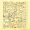 YellowMaps Oconomowoc WI topo map, 1:62500 Scale, 15 X 15 Minute, Historical, 1909, Updated 1928, 20.38 x 16.83 in - Polypropylene view 1