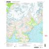 Seldovia B 3 AK topo map, 1:63360 Scale, 15 X 15 Minute, Historical, 1951, Updated 1975, 21.6 x 18 in - Tyvek view 1