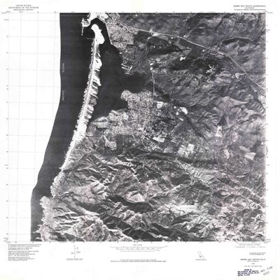 YellowMaps Morro Bay South CA topo map, 1:24000 Scale, 7.5 X 7.5 Minute, Historical, 1976, Updated 1979, 27.9 x 27.1 in - Polypropylene