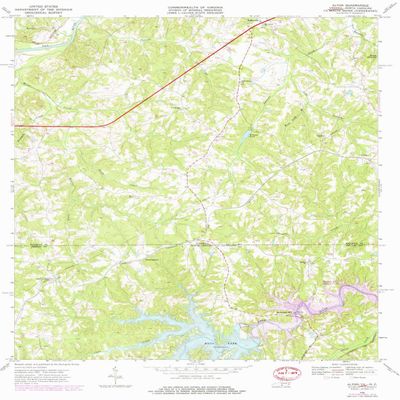 YellowMaps Alton VA topo map, 1:24000 Scale, 7.5 X 7.5 Minute, Historical, 1968, Updated 1979, 26.59 x 20.21 in - Tyvek