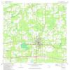 YellowMaps Bonifay FL topo map, 1:24000 Scale, 7.5 X 7.5 Minute, Historical, 1982, Updated 1982, 26.8 x 22 in - Polypropylene view 1
