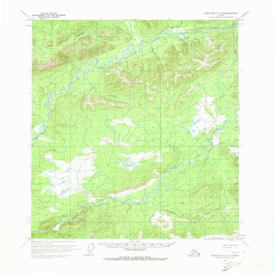 YellowMaps Bettles D 2 AK topo map, 1:63360 Scale, 15 X 15 Minute, Historical, 1970, Updated 1973, 21.7 x 18.1 in - Tyvek