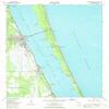 Melbourne East FL topo map, 1:24000 Scale, 7.5 X 7.5 Minute, Historical, 1949, Updated 1970, 26.9 x 23 in - Polypropylene view 1