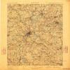 YellowMaps Quinsigamond MA topo map, 1:125000 Scale, 30 X 30 Minute, Historical, 1908, Updated 1910, 19.9 x 16.5 in - Tyvek view 1