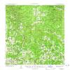 YellowMaps Gatewood MO topo map, 1:62500 Scale, 15 X 15 Minute, Historical, 1945, 20.9 x 16.9 in - Polypropylene view 1