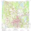 YellowMaps De Land FL topo map, 1:24000 Scale, 7.5 X 7.5 Minute, Historical, 1964, Updated 1981, 26.8 x 23 in - Polypropylene view 1