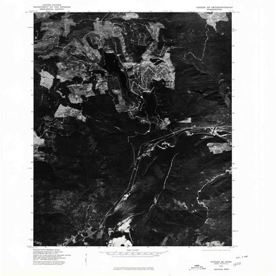 YellowMaps Cougar SE WA topo map, 1:24000 Scale, 7.5 X 7.5 Minute, Historical, 1975, Updated 1980, 26.9 x 22.1 in - Polypropylene