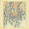 YellowMaps Boothbay ME topo map, 1:62500 Scale, 15 X 15 Minute, Historical, 1893, Updated 1941, 19.8 x 16.5 in - Polypropylene view 1