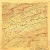 YellowMaps Abingdon VA topo map, 1:125000 Scale, 30 X 30 Minute, Historical, 1909, 19.8 x 15.5 in - Polypropylene view 1
