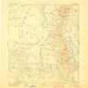 YellowMaps Alturas CA topo map, 1:250000 Scale, 1 X 1 Degree, Historical, 1892, Updated 1906, 19.7 x 16.7 in - Polypropylene view 1