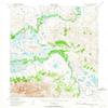 YellowMaps Bendeleben A 6 AK topo map, 1:63360 Scale, 15 X 15 Minute, Historical, 1950, Updated 1965, 20.7 x 18 in - Tyvek view 1