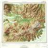 YellowMaps Mt Katmai AK topo map, 1:250000 Scale, 1 X 2 Degree, Historical, 1951, Updated 1957, 22.1 x 21.1 in - Tyvek view 1