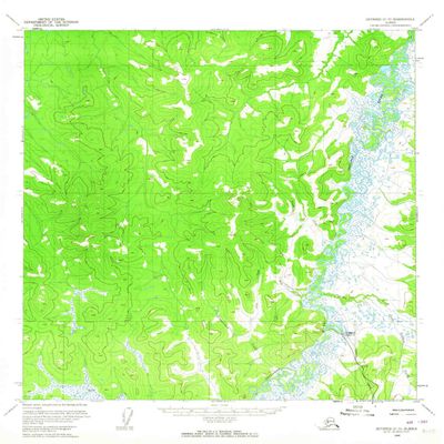 YellowMaps Iditarod C 5 AK topo map, 1:63360 Scale, 15 X 15 Minute, Historical, 1954, Updated 1964, 20.8 x 18.1 in - Polypropylene